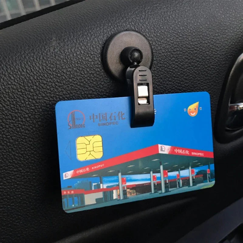 1 Pair Car Interior Window Clip Mount Black Suction Cap Clip Plastic Sucker Removable Holder For Sunshade Curtain Towel Ticket Oasis Select