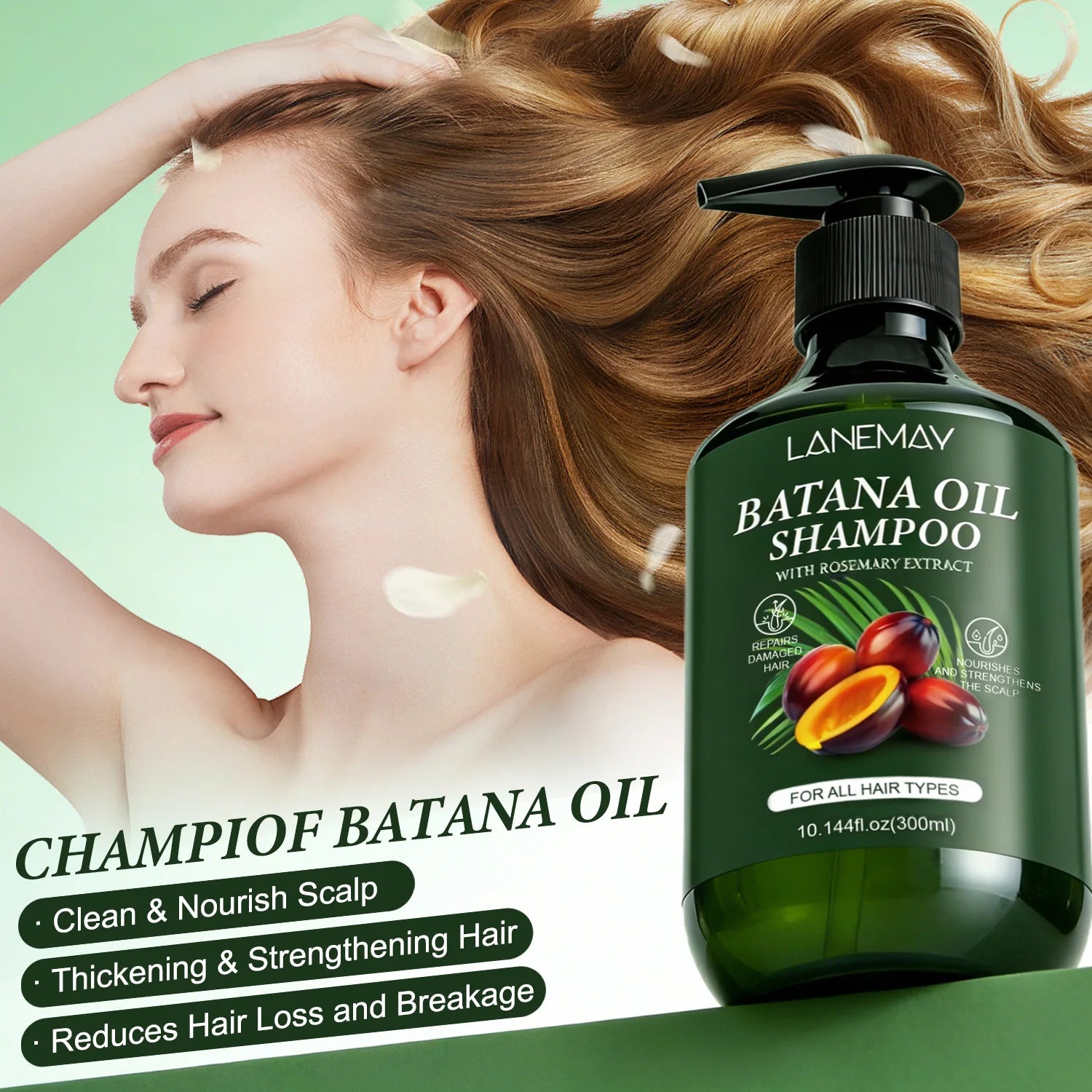 Batana Oil Shampoo – Nourishing, Dandruff Control 300ml Nourishing Shampoo Oasis Select
