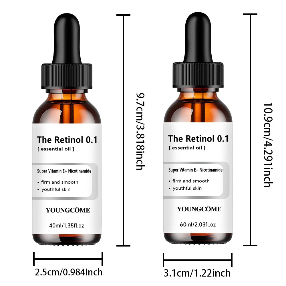 Retinol Face Serum – Vitamin E & Hyaluronic Acid | YOUNGCOME Retinol Face Serum Oasis Select