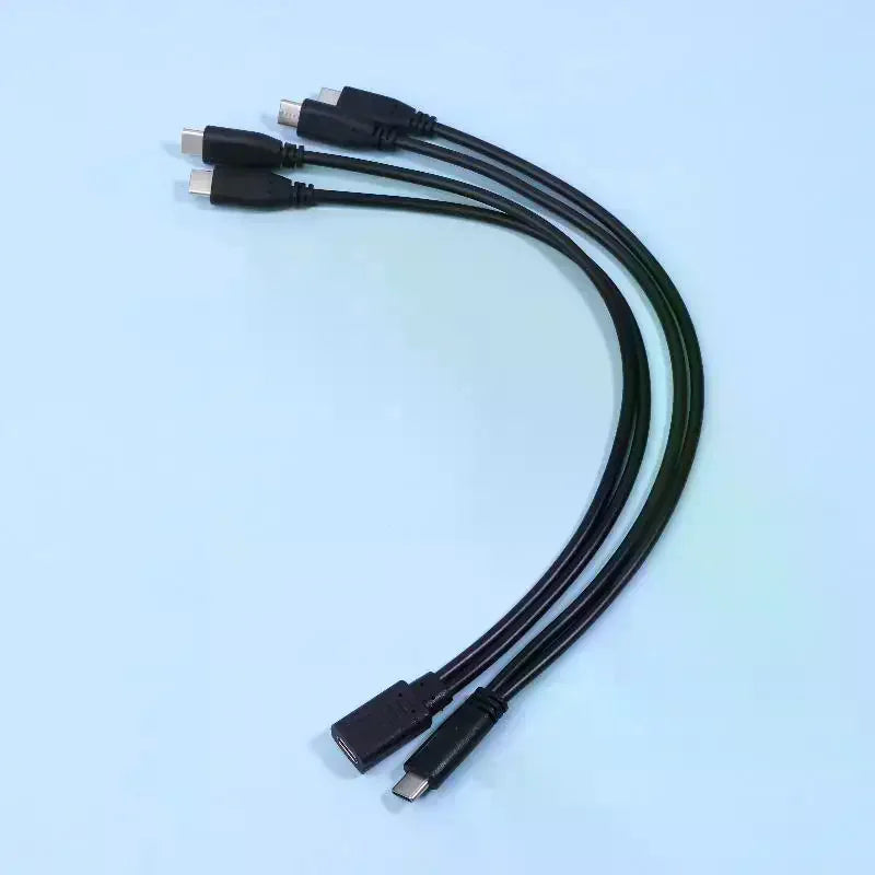 USB C Cable Splitter Type C Cable Splitter 1 To 2 Extension Wire Power Adapter 3A 15W Multiple Devices Charging Cable Adapter Oasis Select