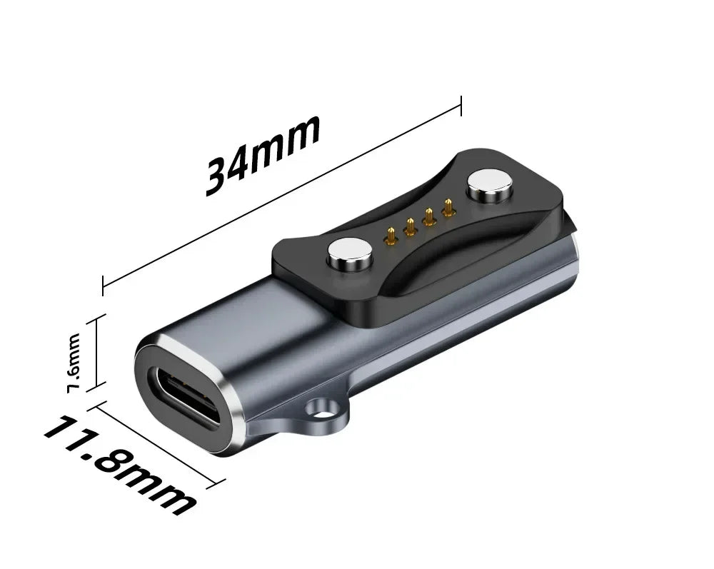 Magnetic USB-C Charger for Polar Pacer, Ignite 3, Vantage V3/M3 Smartwatch Charger Oasis Select