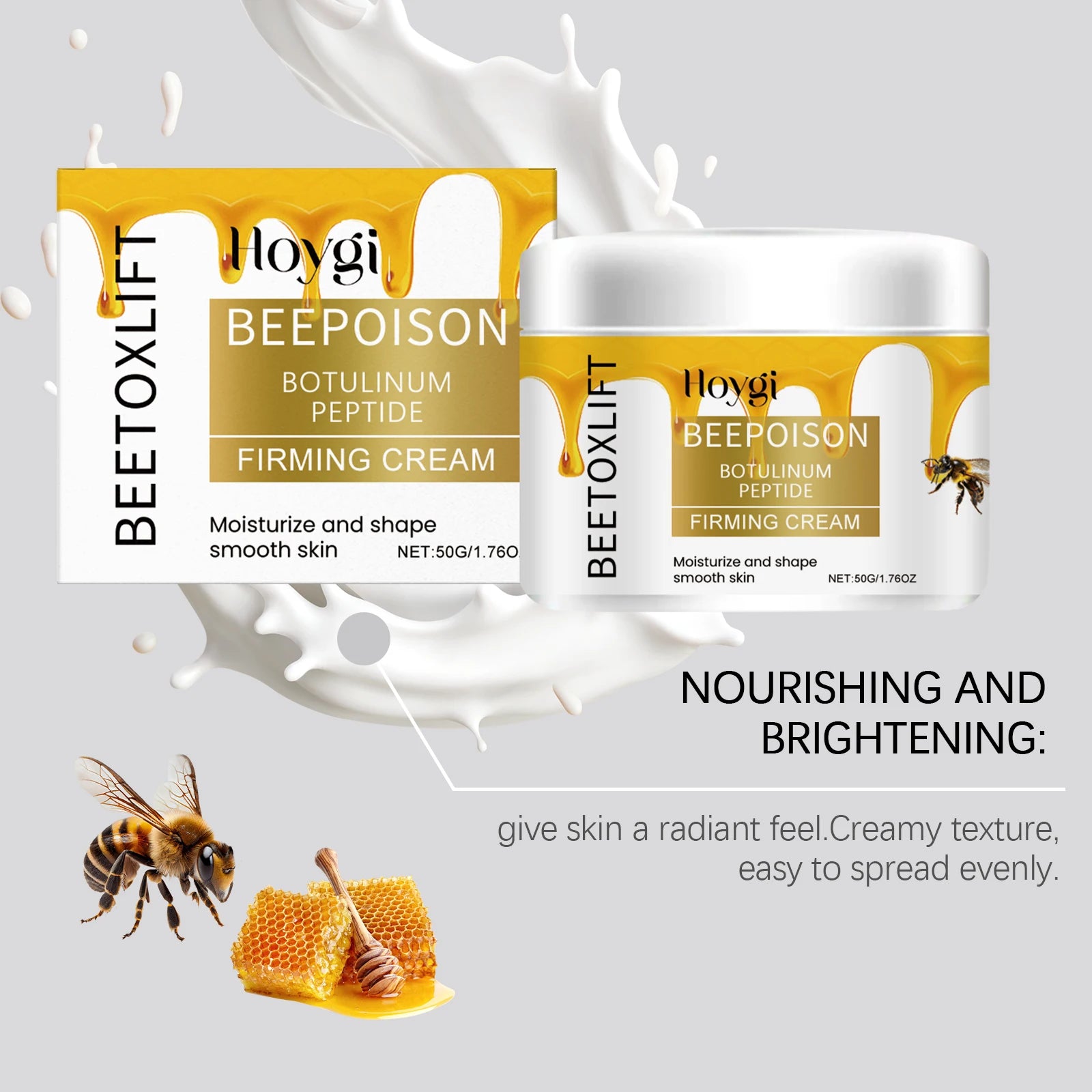 Hoygi Bee Venom Face Cream – Firming, Anti-Wrinkle & Moisturizing Anti-Wrinkle Face Cream Oasis Select