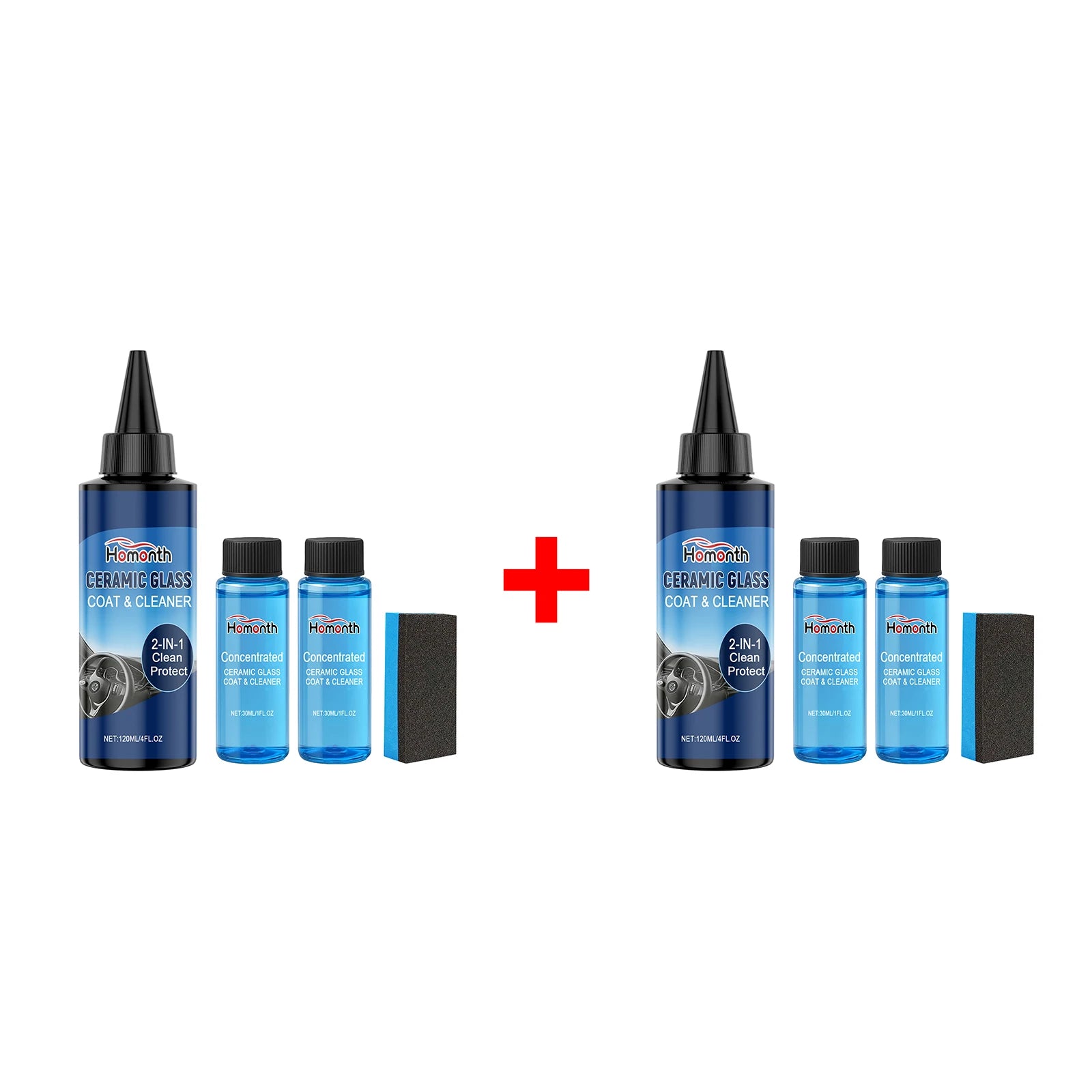 Car Ceramic Coating Kit Quick-Dry Polishing Paint Coating Agent Restore Gloss Car Polish Nanos Coatings Set 120ml+ 30ml*2 Oasis Select 2 Set