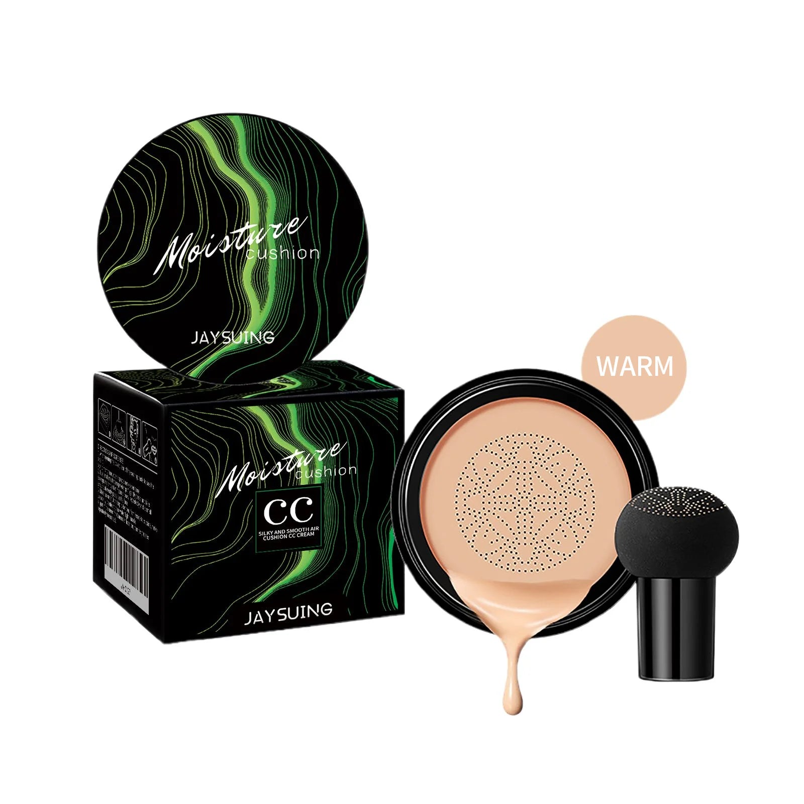 Mushroom Head Air Cushion Concealer – Oil Control Full Cover Air Cushion Concealer Oasis Select Natural Tone