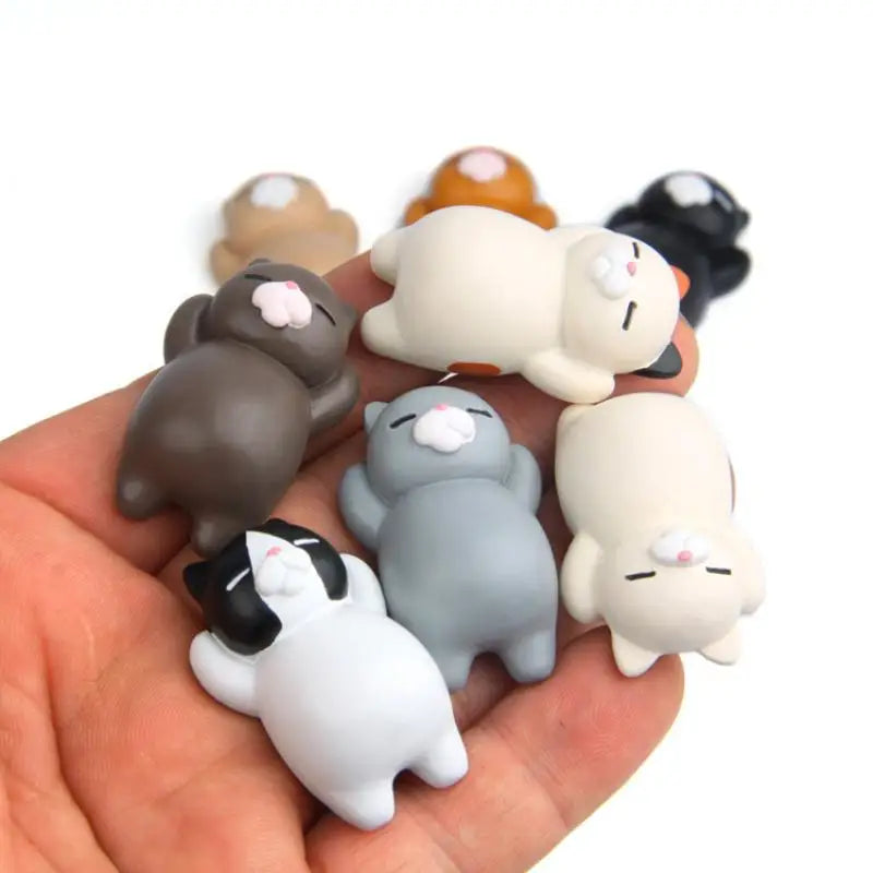 Cartoon Cat 3D Magnetic Fridge Magnet Creative Decorative Kitchen Home Decoration Sticky Note Holder Oasis Select