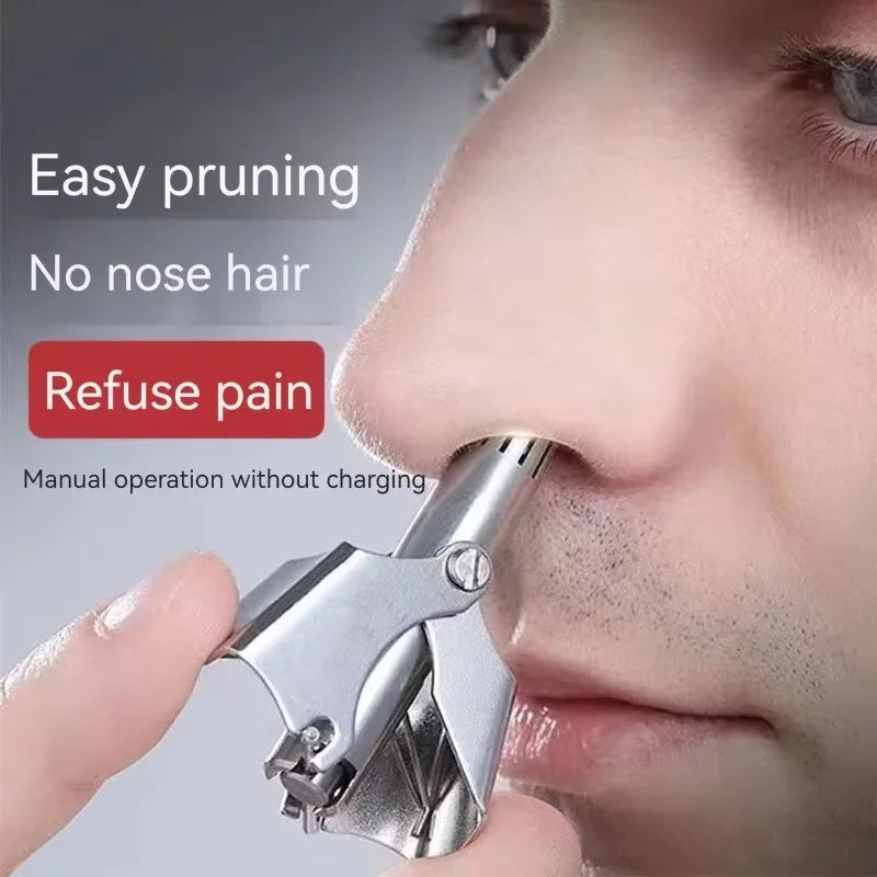 Washable Portable Ear Hair Trimmer Cleaning Without Rusting Painless Nose Hair Trimming Men'S Portable Electric Shaver Low Noise Oasis Select