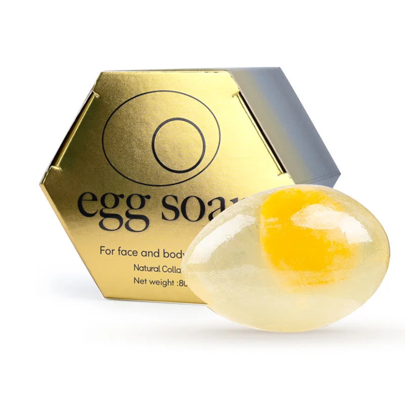 Collagen Egg Soap 80g – Cleanse, Moisturize & Oil Control