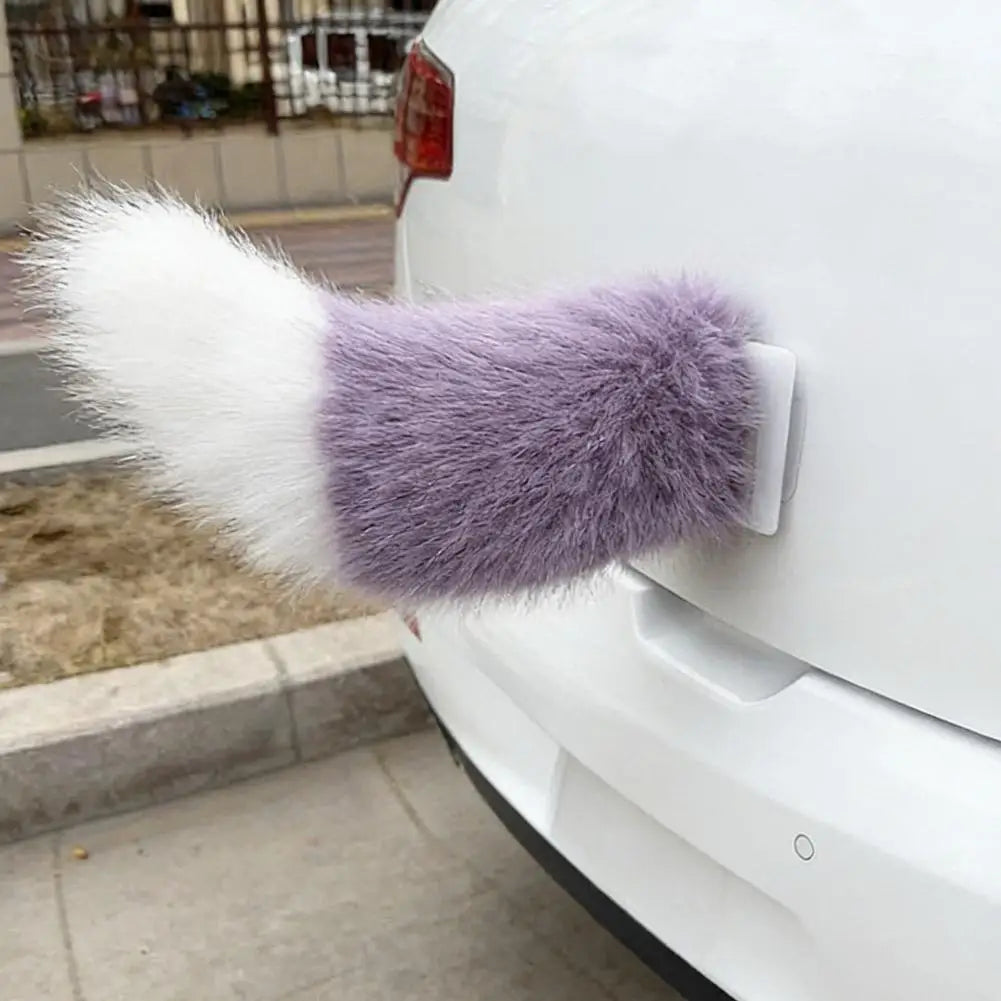 Remote Control Wagging Furry Car Tail – Plush Vehicle Accessory