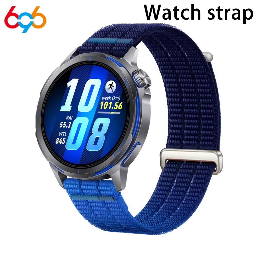 18mm/20mm/22mm Two-Section Hardware Stitched Cloud-Sense Breathable Nylon Loop Watch Strap Watchstrap Universal Braided Band Oasis Select DB 20mm