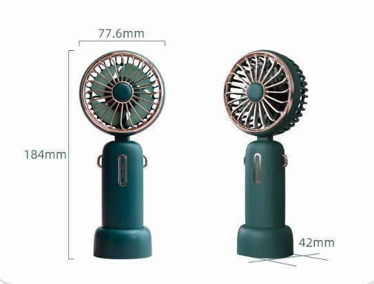 URGGU Mini Folding USB Rechargeable Handheld & Neck Fan