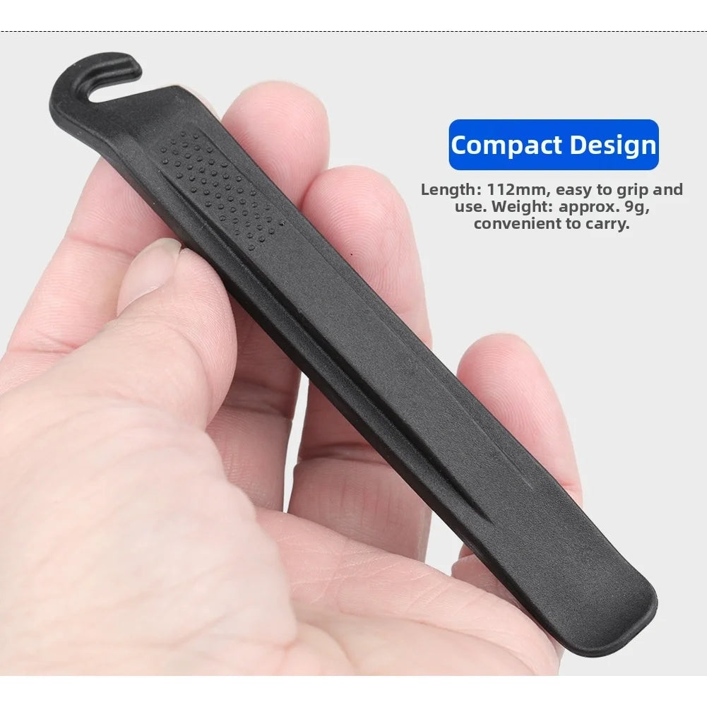 Nylon Bicycle Tire Lever Black 112mm With Spoke Hook For MTB Road Bike Tire Removal And Repair Tool Cycling Maintenance Oasis Select