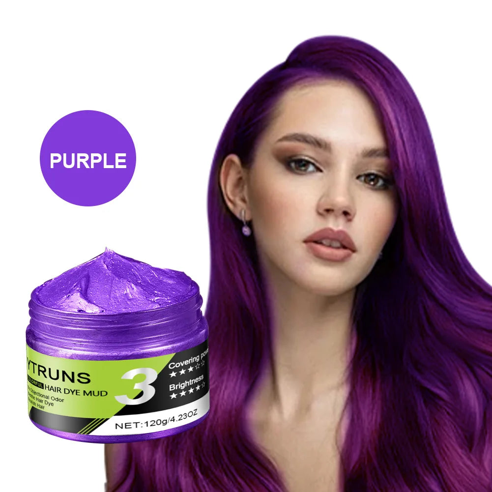 Y2K Temporary Hair Dye Wax – DIY Wash-Out Color Cream 120ml