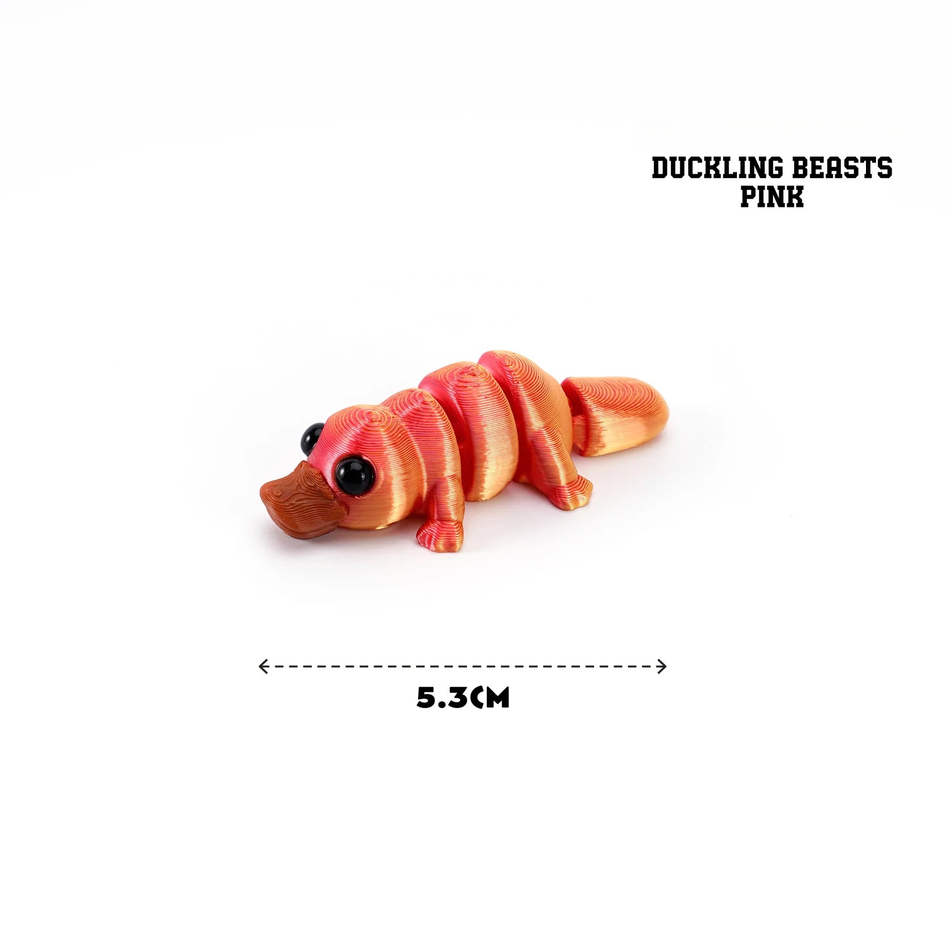 3D Printed Mini Animals Multi-Joint Rotatable Fidget Toys Office Desk Decoration Home Decor Animal Model Figurine Kid Gift 피규어 Oasis Select platypus