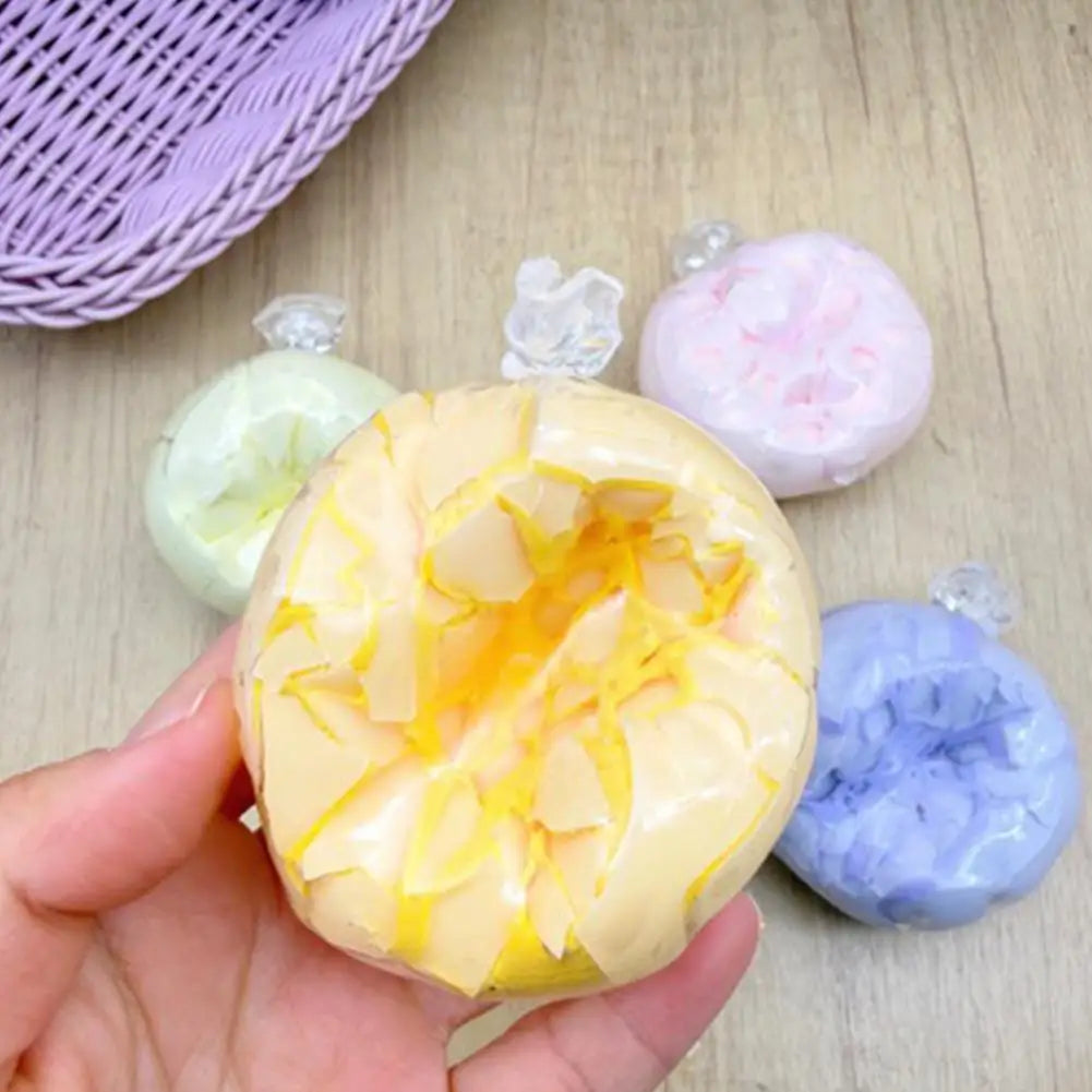 Matcha Mint Chocolate Handmade Ball Anti Stress Squeeze Sensory Fidget Toy Cracking Wax Ball Soft Decompression Toys 1pcs Oasis Select