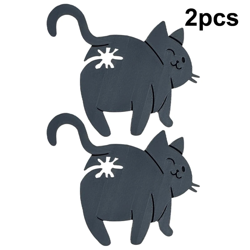 2pcs 3D Cat Butt Bread Bag Clip Snack Bag Sealing Clip Novelty Kitchen Gadget Food Storage Bag Clip For Cat Lovers Oasis Select A