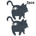 2pcs 3D Cat Butt Bread Bag Clip Snack Bag Sealing Clip Novelty Kitchen Gadget Food Storage Bag Clip For Cat Lovers Oasis Select A
