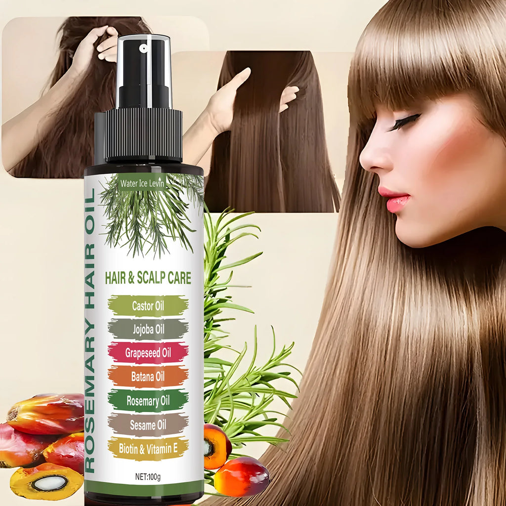 Rosemary Hair Gel – Rosemary Oil, Peppermint & Horsetail Extract Hair Styling Gel Oasis Select