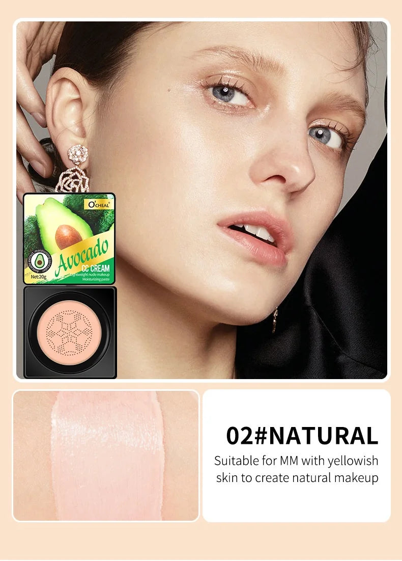 OCHEAL Air Cushion CC Cream – Concealer & Moisturizing Foundation