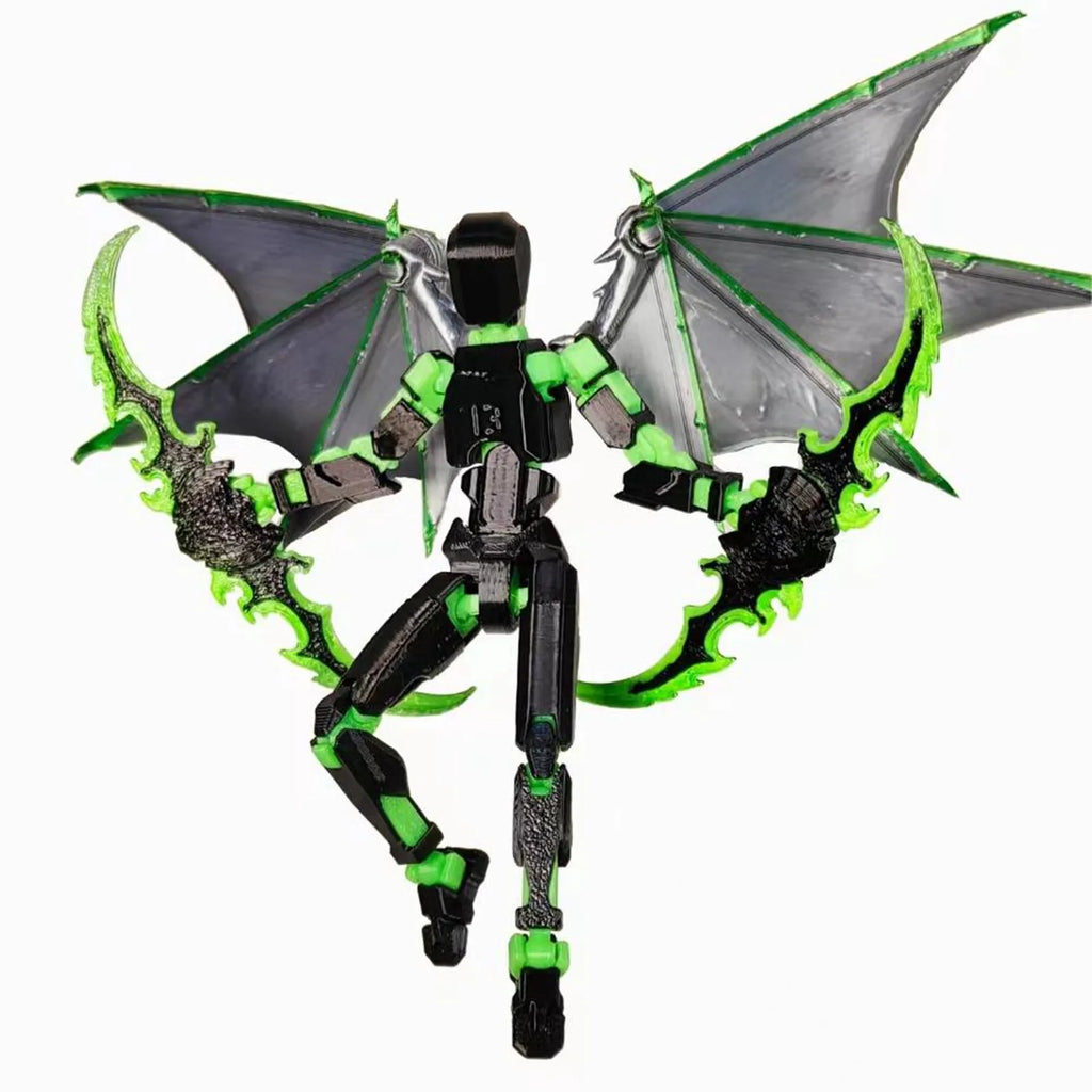 Lucky 13 3D Printed Movable Robot Action Figure & DIY Mannequin Robot Action Figure Oasis Select S One Size
