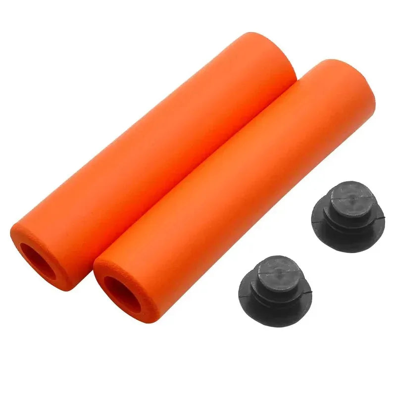 3/2/1Pairs Bicycle Grip Silicone Sponge Soft MTB Mountain Bike Handlebar Cover Anti Slip Shock-Absorbing Scooter Grip Oasis Select