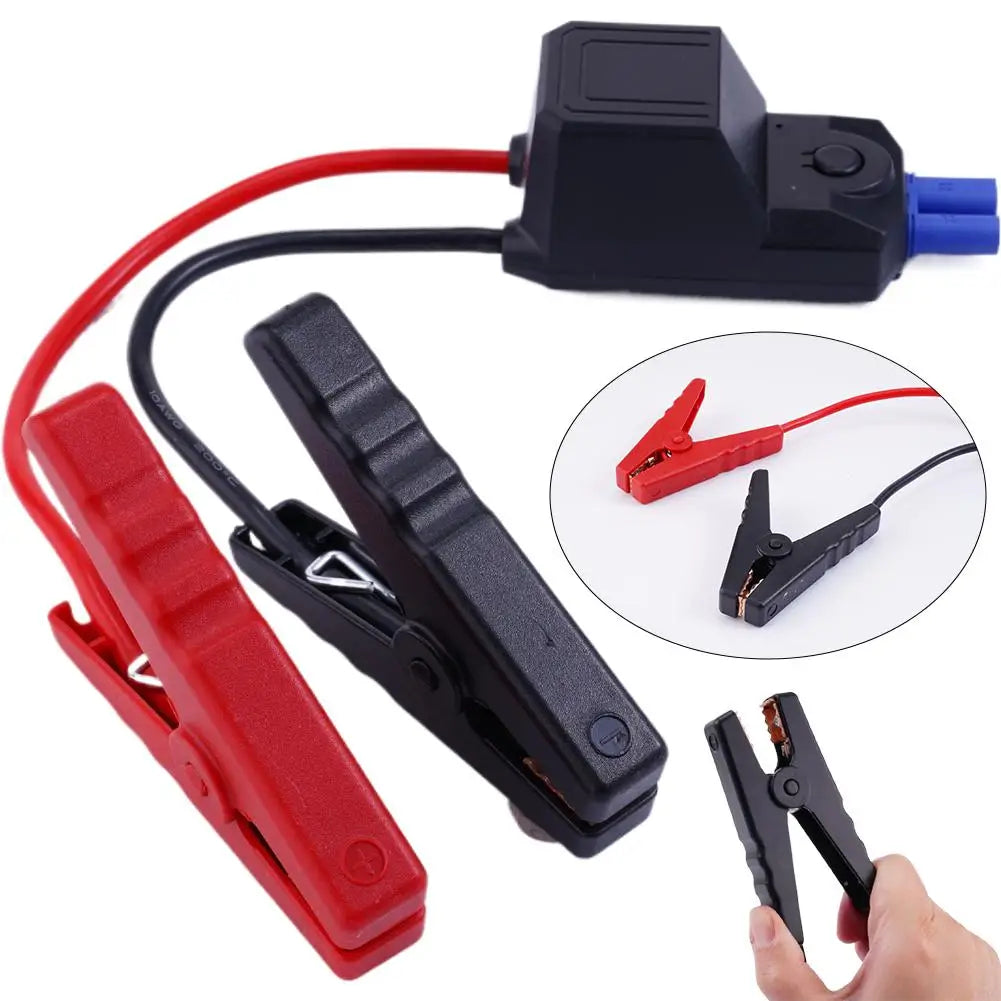 Auto Truck Emergency Jump Starter Alligator Clamps Clip Tools 1Pcs Car 12V 500A Intelligent Booster Cable Smart EC5 Connector Oasis Select A