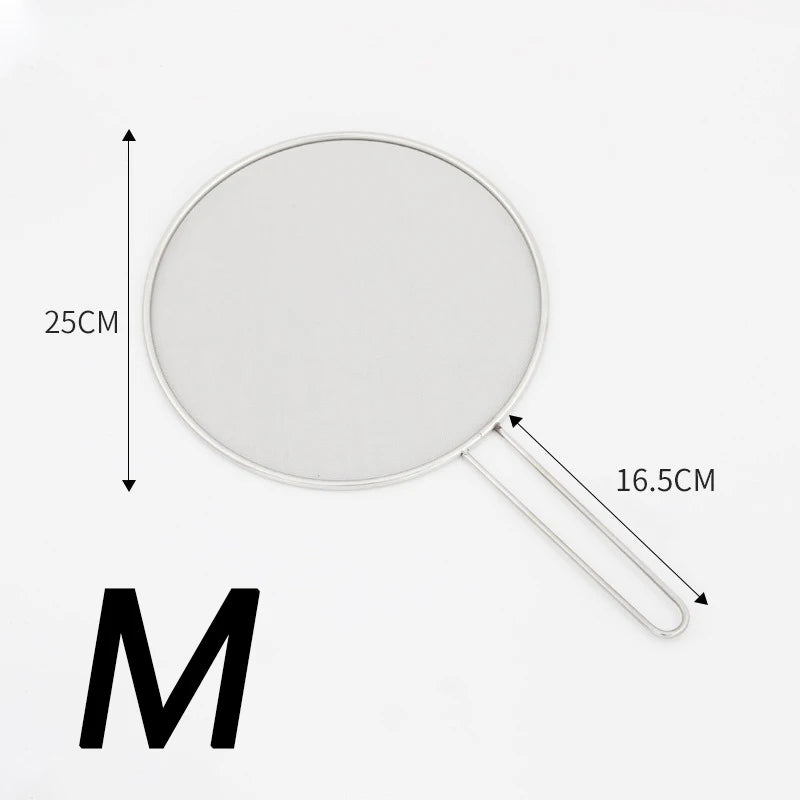 Stainless Steel Splatter Screen – Mesh Grease Guard for Frying Splatter Screen Oasis Select 25cm szie