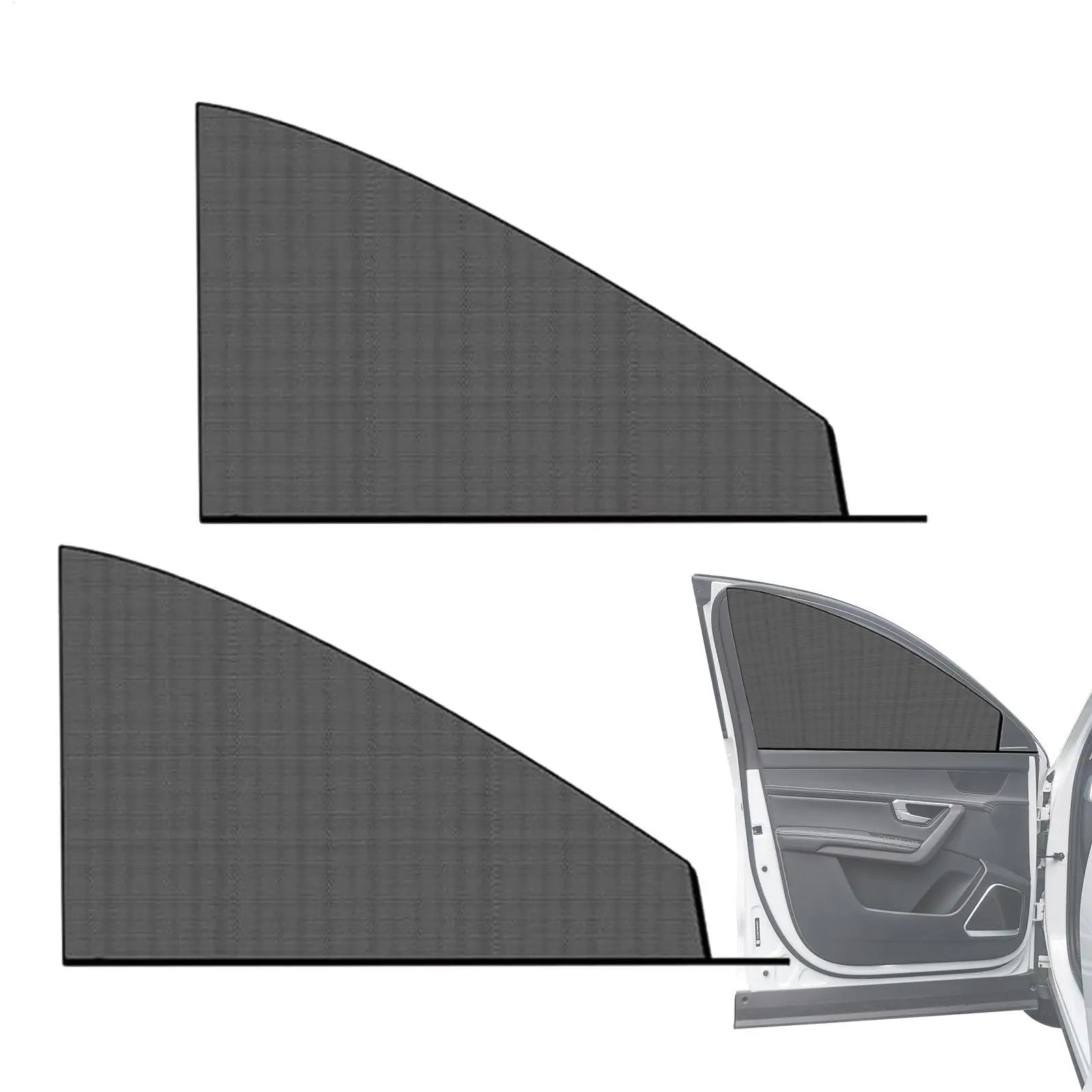 2Pcs Car Window Sunshade Cover Block UV Protection Car Side Window Shade Sunshades Sun Shade Cover Visor Shield Screen Oasis Select