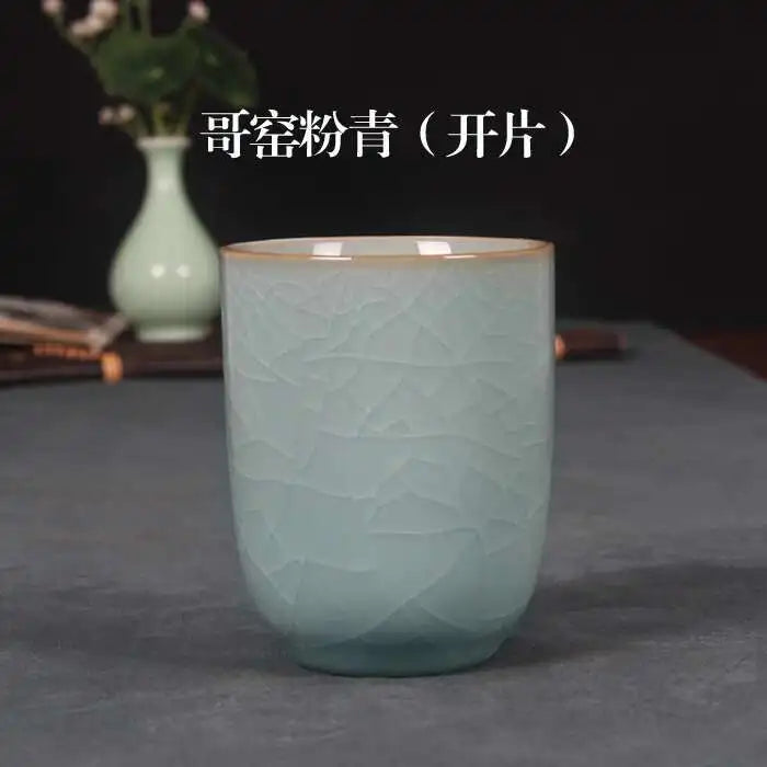 Longquan Celadon Water Cup Purple Clay Ceramic Tea Set, Creative Tea Cup, Tea Cup Couple's Kung Fu Tea Cup Oasis Select 5