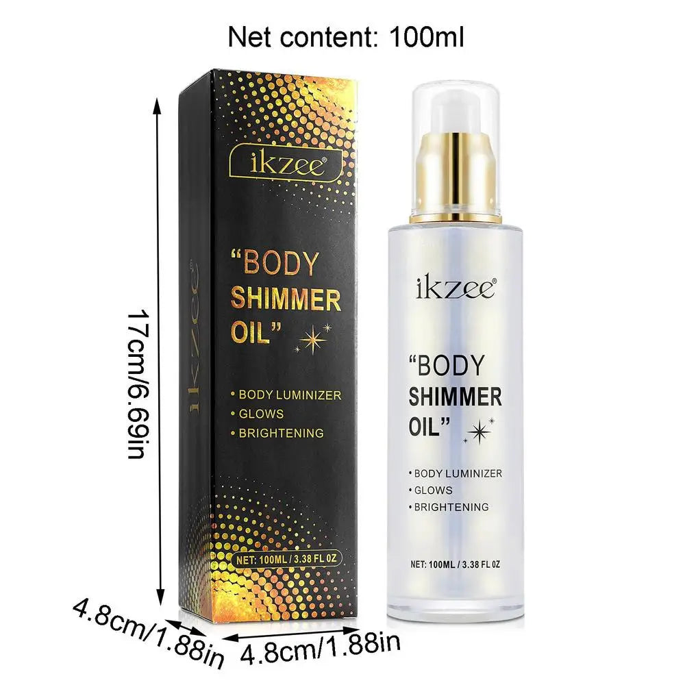 Body Shimmer Oil – Radiant Glow Highlighter Lotion All Skin Tones Body Shimmer Highlighter Oasis Select 01 China Mainland