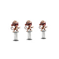2D Acrylic Car Accessory: 1/2/3Pcs Fun Monkey Bobblehead Pendant Oasis Select 3PCS Monkey