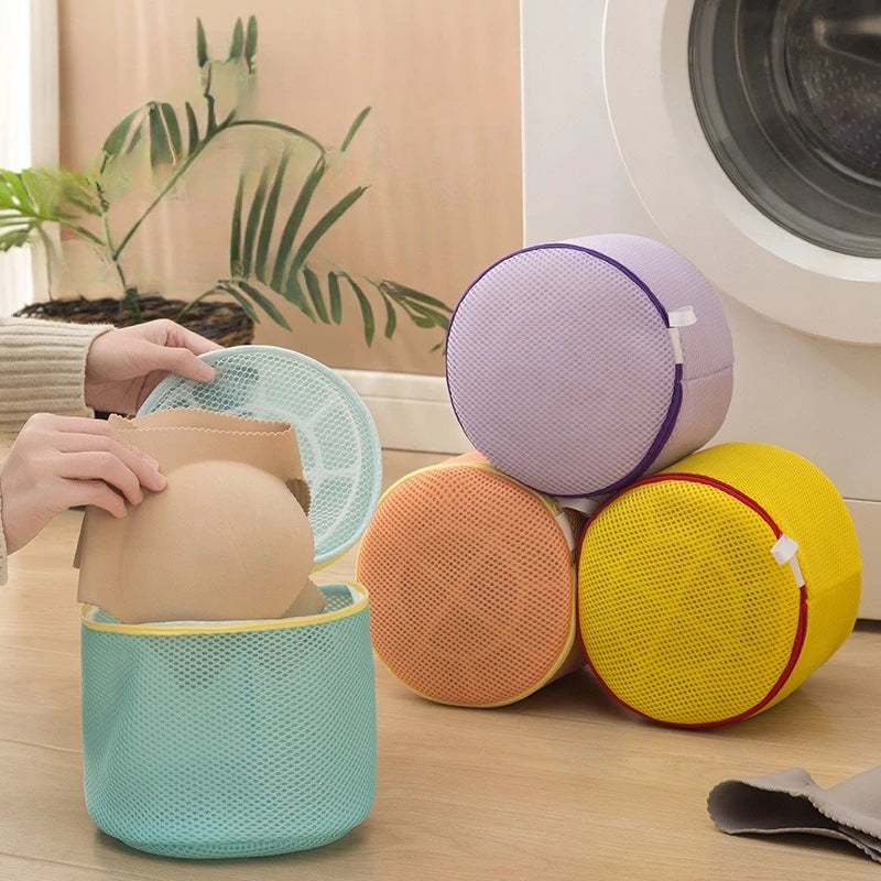 Washing Machine Underwear Cleaning Bag Bra Dedicated Nursing Mesh Laundry Bags Lingerie Zipper Storage Pouch Home Organizer Oasis Select