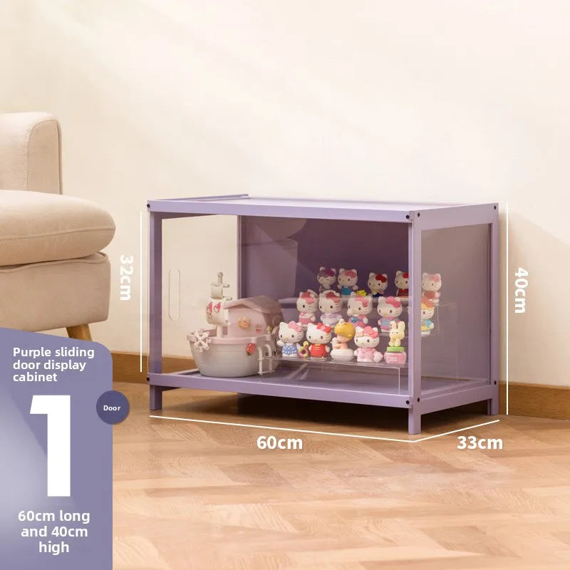 Figure display cabinet Transparent pain cabinet Suitable for Lego model building block Toy doll bag blind box storage rack Oasis Select 60 long doors