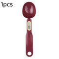 1/2Pcs Digital Measuring Spoon Scale Easy to Clean LCD Display 0.1-500g Food Weighing Tool for Kitchen Baking Pet Food Measuring Oasis Select Purple