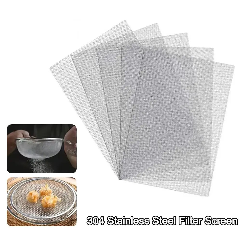 20 Mesh 304 Stainless Steel Filter Screen Woven Wire Multifunctional Screening Filter Sheet 30*21CM/15*21CM Metal Net Oasis Select