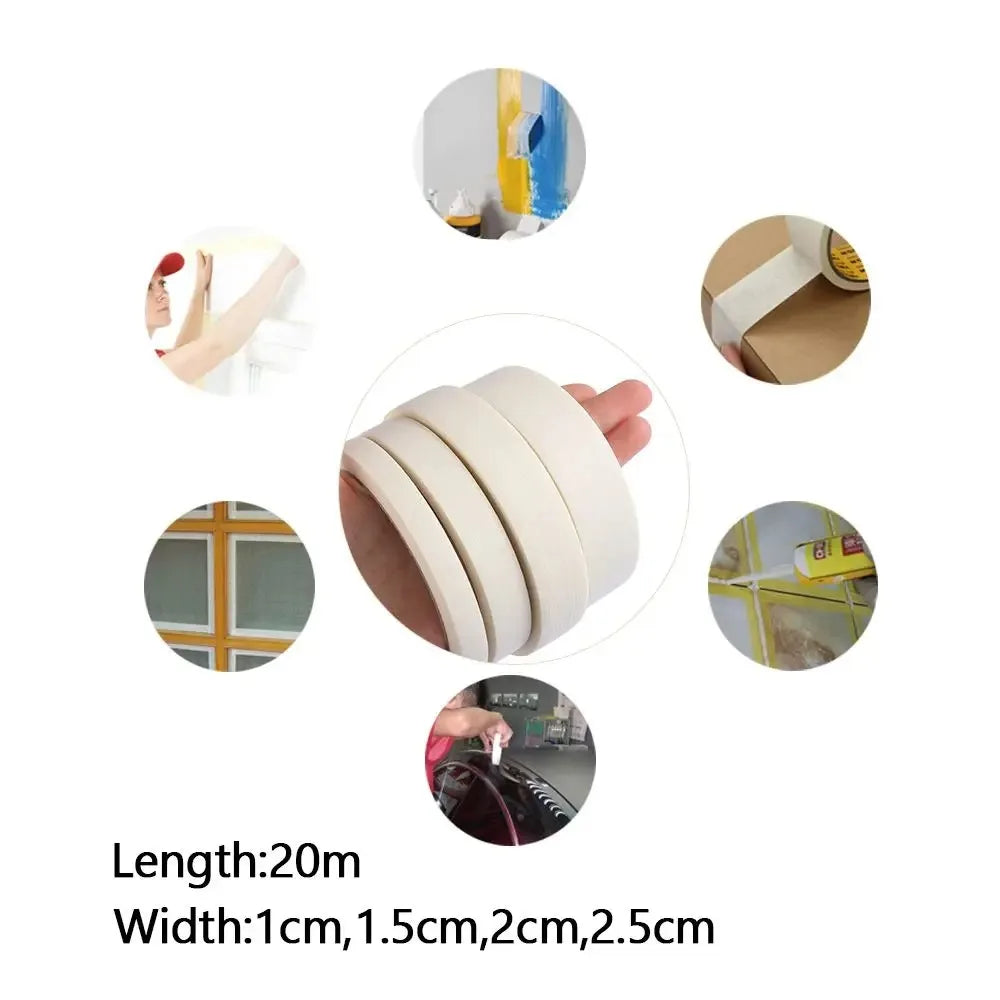 20m High-Temp Masking Tape – Writable, Tearable, High Adhesive Masking Tape Oasis Select