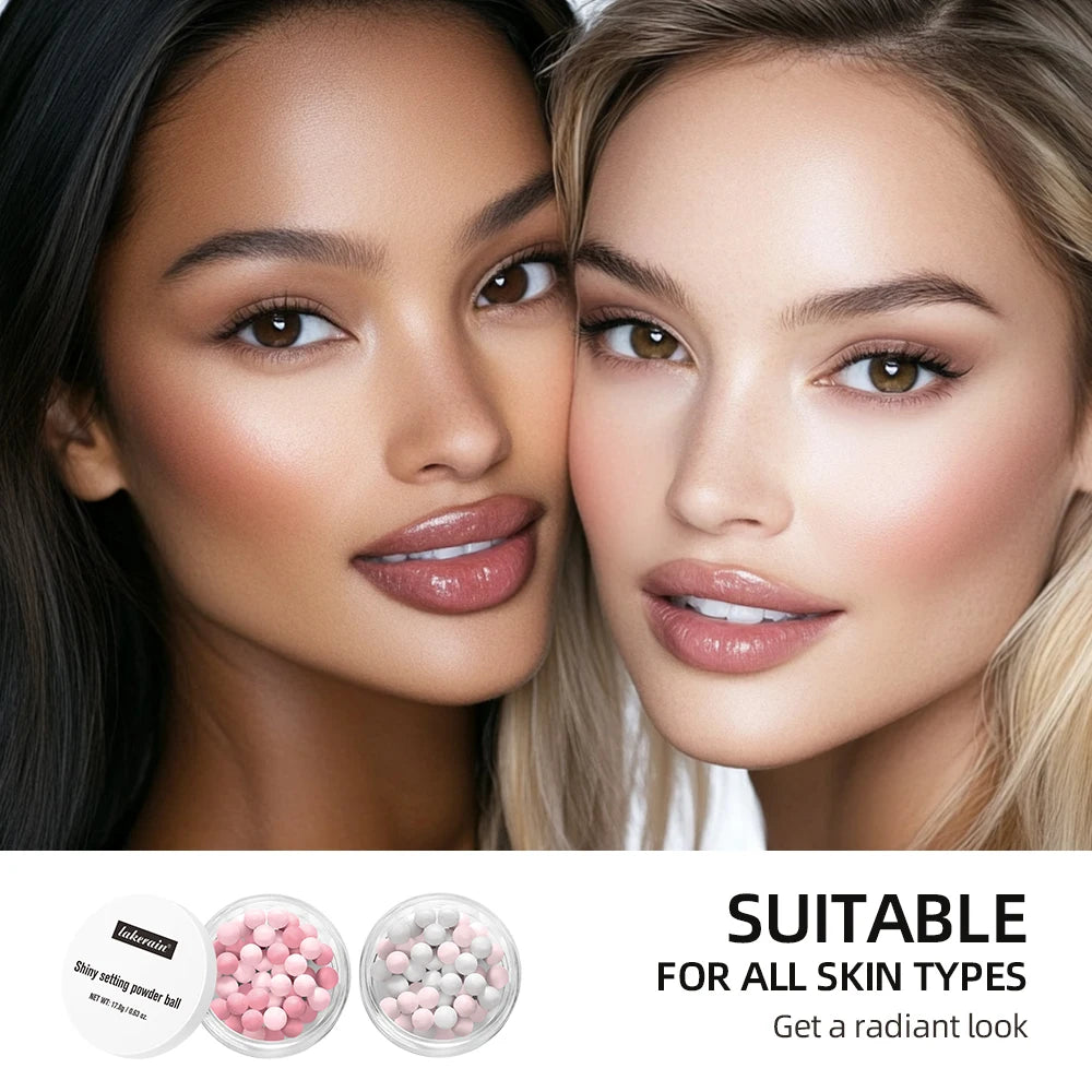 Pearl Ball Loose Setting Powder – Matte Oil-Control Finish