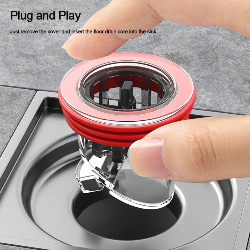 Anti Odor Bathroom Floor Drain Core Insect Prevention large outfall Basin Drain Filter Colander Sewer Strainer Plug Oasis Select