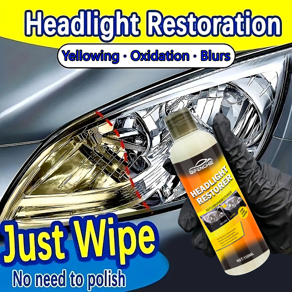 Car Headlight Restoration Cream – Clear Yellowed Lenses