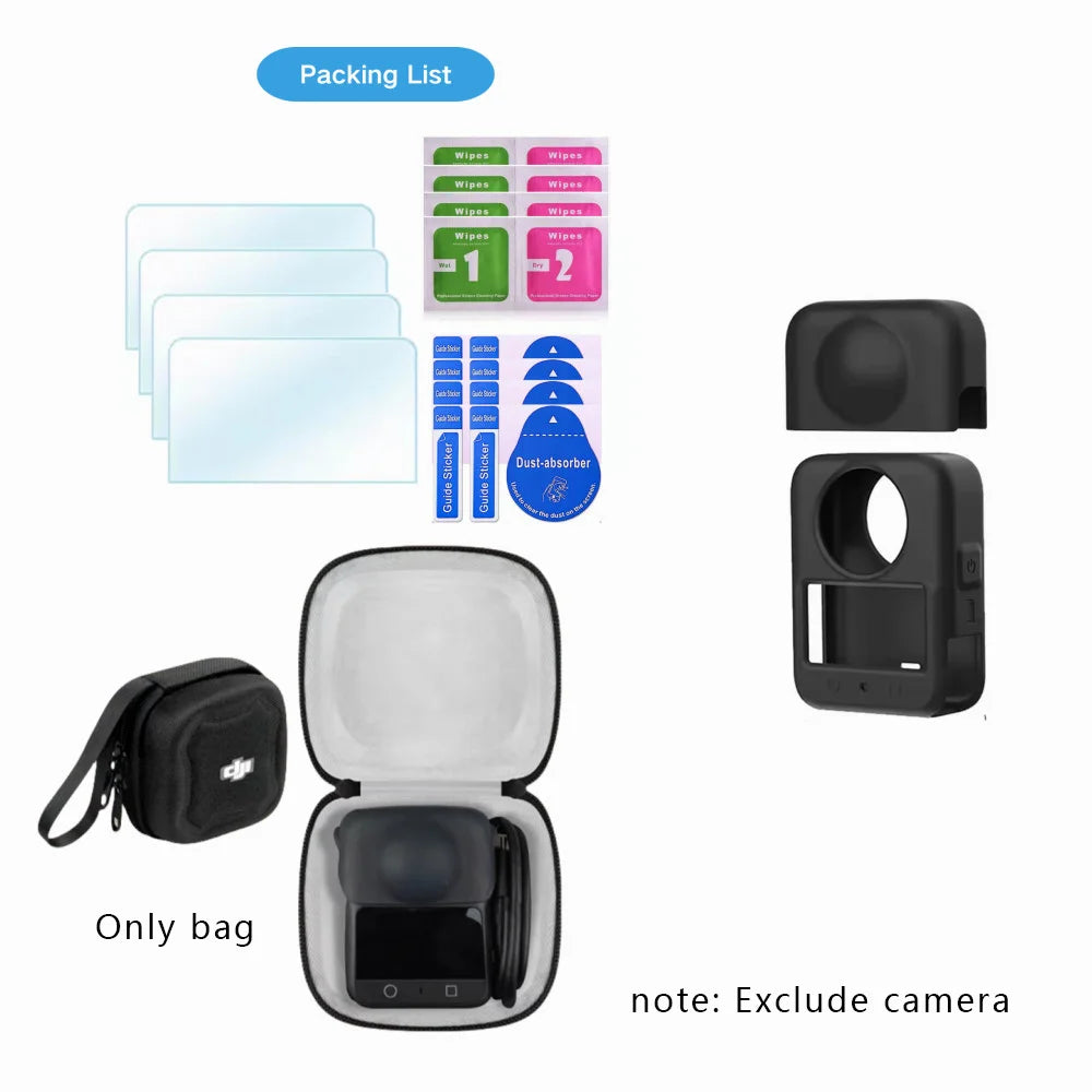 DJI Osmo 360 Accessories Kit – Cage, Glass & Mount