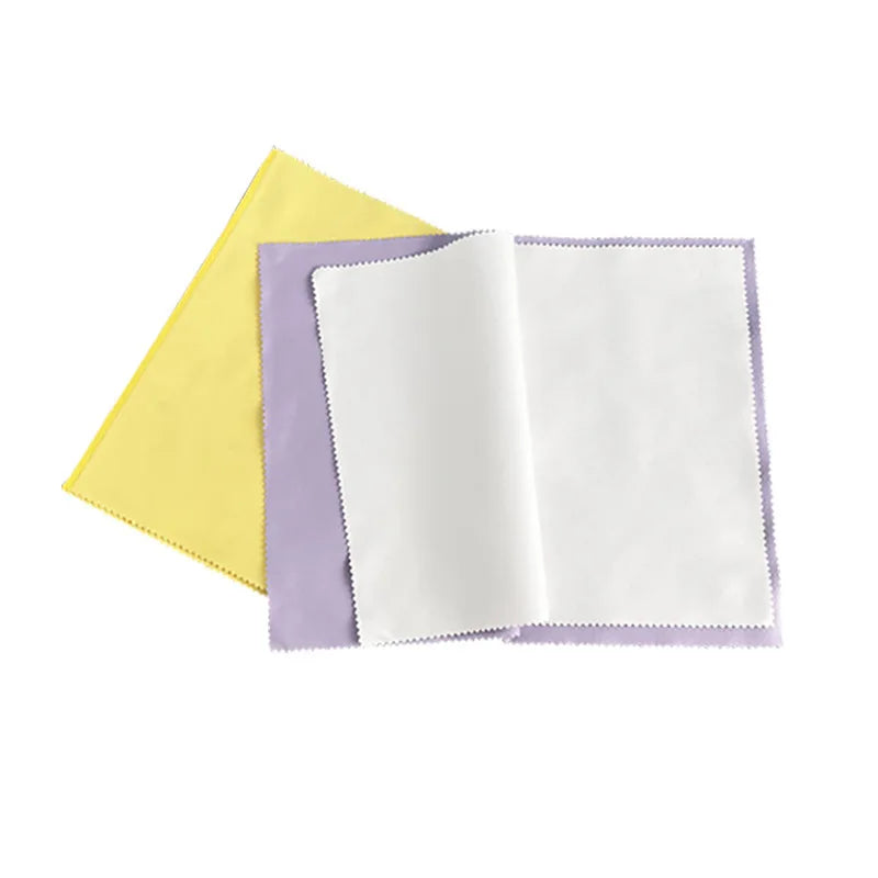 25x32cm Jewelry Silver Polishing Cleaning Cloth for Cleaning Gold, Diamonds, Platinum, Gemstones, Coins Tarnish Remover Tool Oasis Select