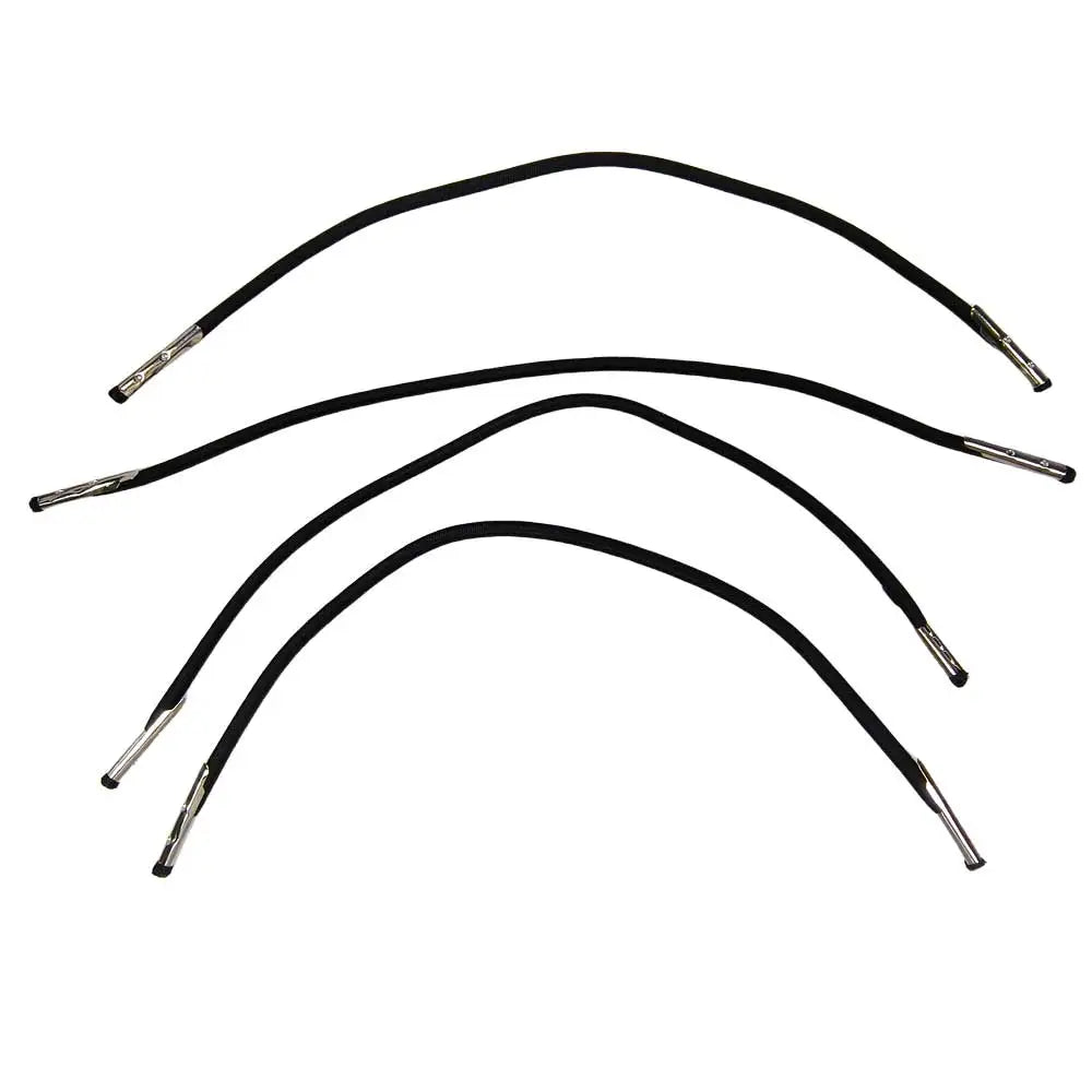 4PCS Kayak Deck Rigging Bungee Elastic Shock Cord With Stainless Steel Head End Kaying Paddle Geer Keeper Elastic Accessories Oasis Select