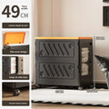 50-60 face width removable flip storage box household bedroom clothing sorting box children's toy storage box Oasis Select 49Cm black
