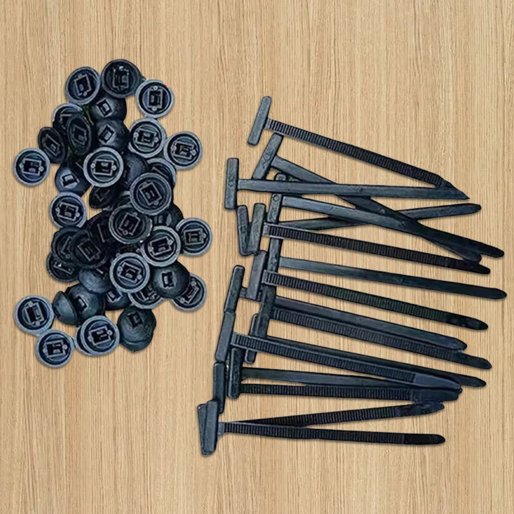 100/200-Pack Heavy Duty Nylon Cable Zip Ties Self-Locking Nylon Cable Zip Ties Oasis Select