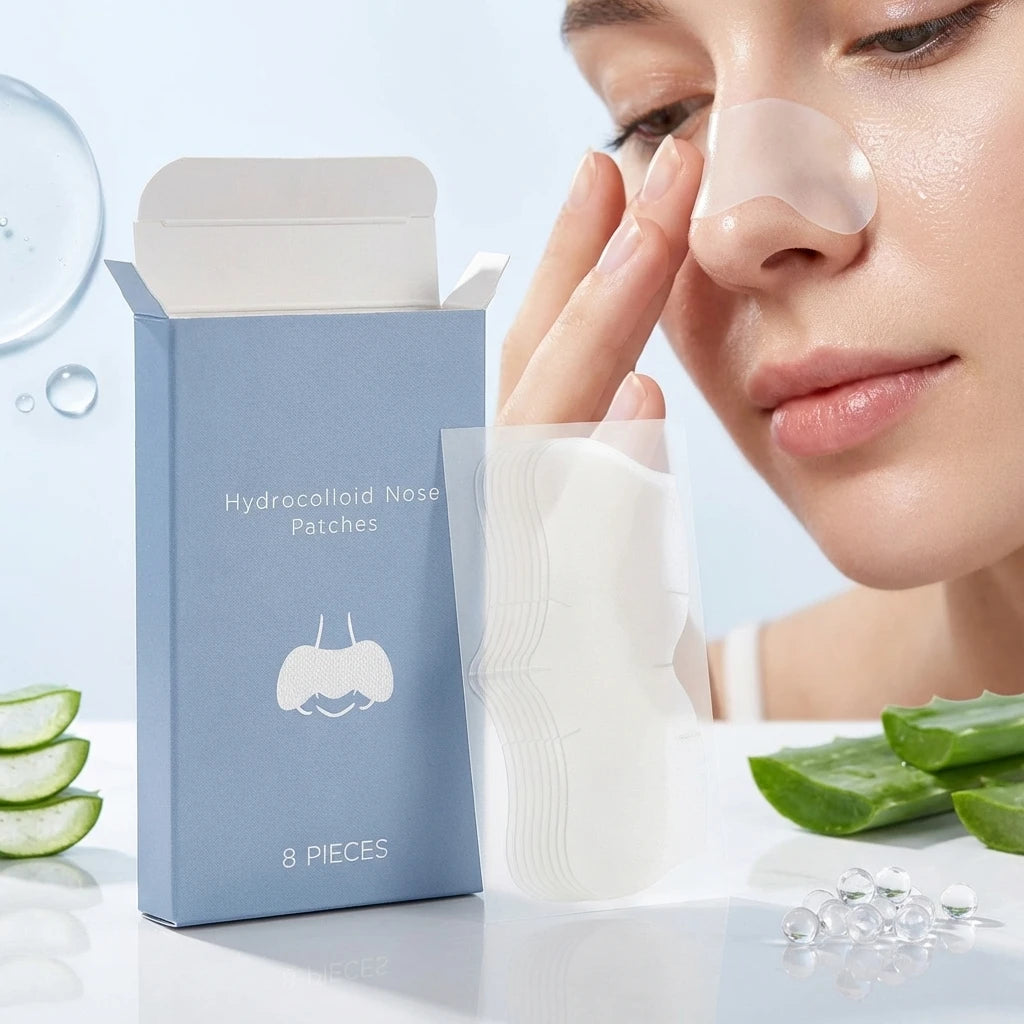 Nicotinamide Nose Patches – Blackhead & Pore Cleansing, 8pcs Pore Cleansing Patches Oasis Select