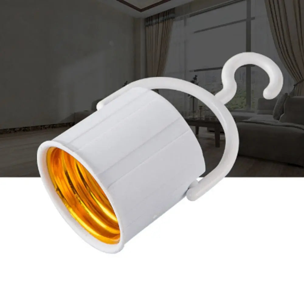 Portable For Emergency Light Bulb Socket Adapter Screw Lamp Holder E27 Hook Lamp Holder Lamp Socket Light Base Oasis Select