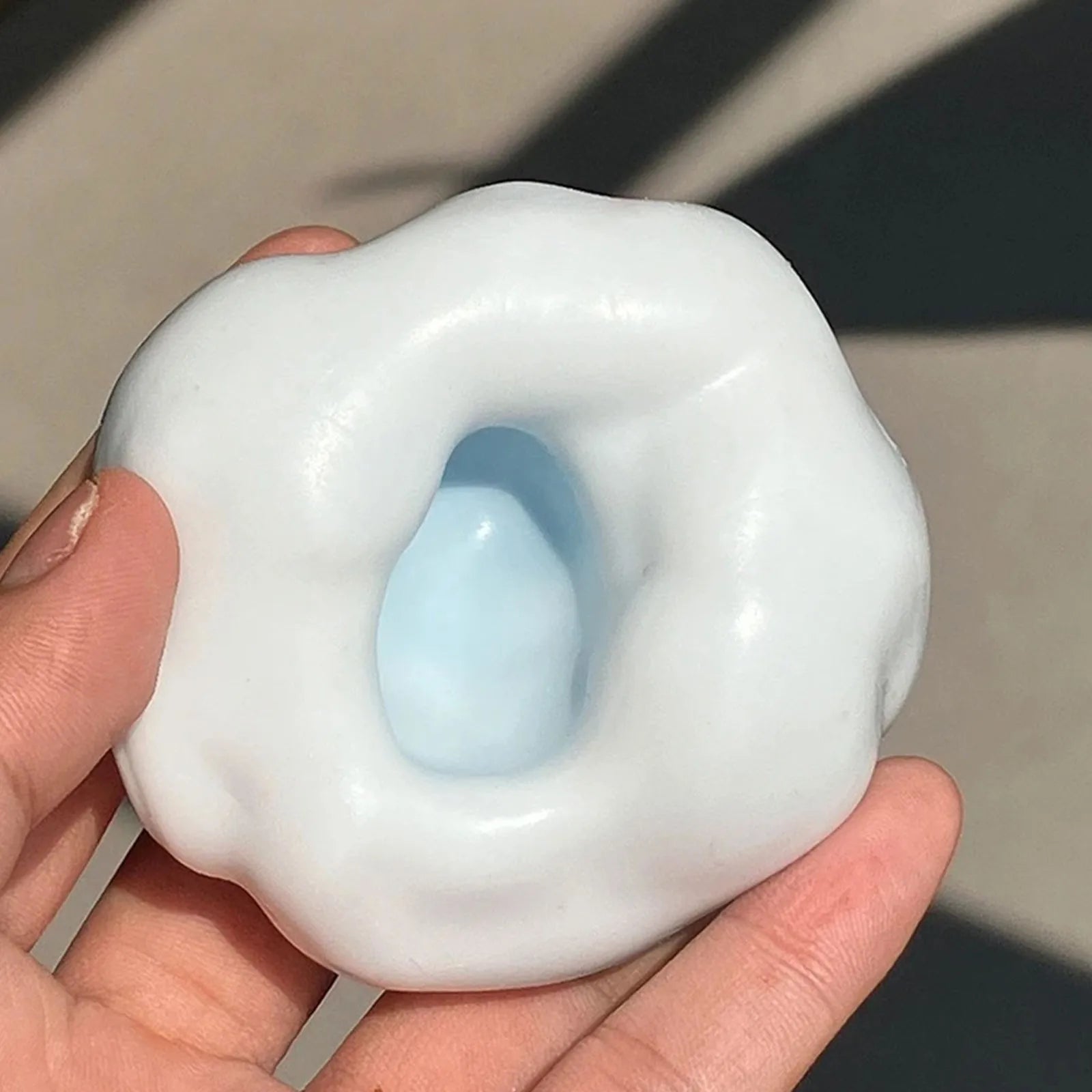Relax Ball Squishy Table Toys Plasticity Ice Skin Super Soft Ultra-Thin Sticky Handmade Ball Light Squeez Stress Relieving Toys Oasis Select 1PC 5 One Size
