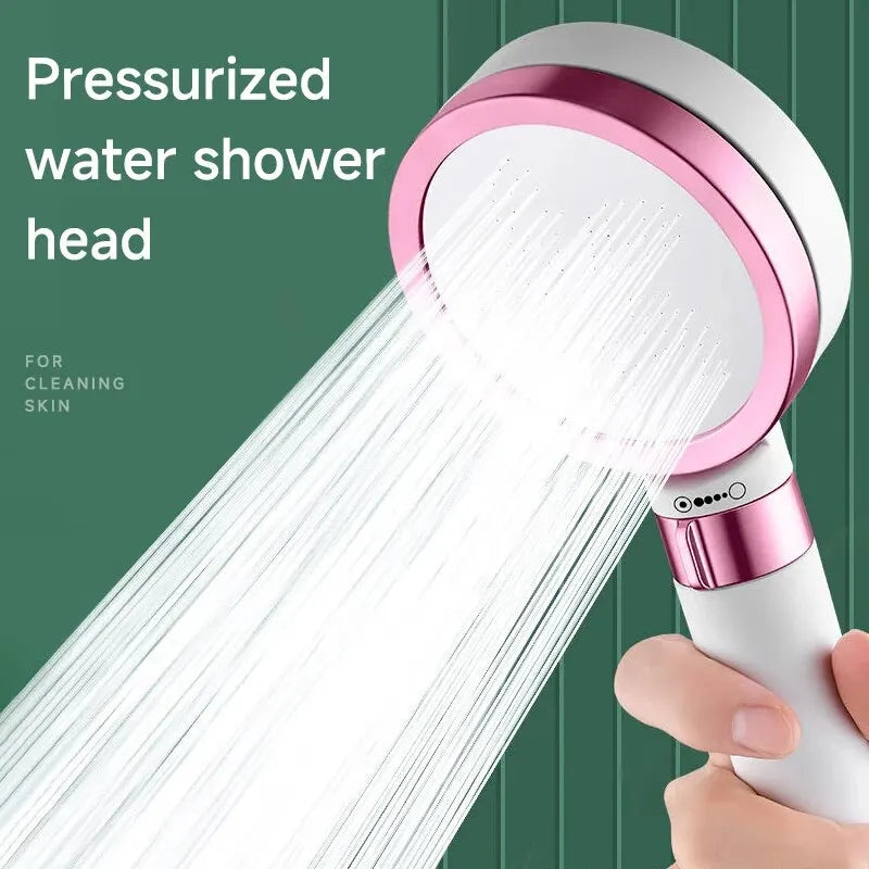 Filtered Shower Head High Pressure Adjusted Mode Mirror Showerhead Spray Water Softener Remove Chlorine for Hard Water Oasis Select