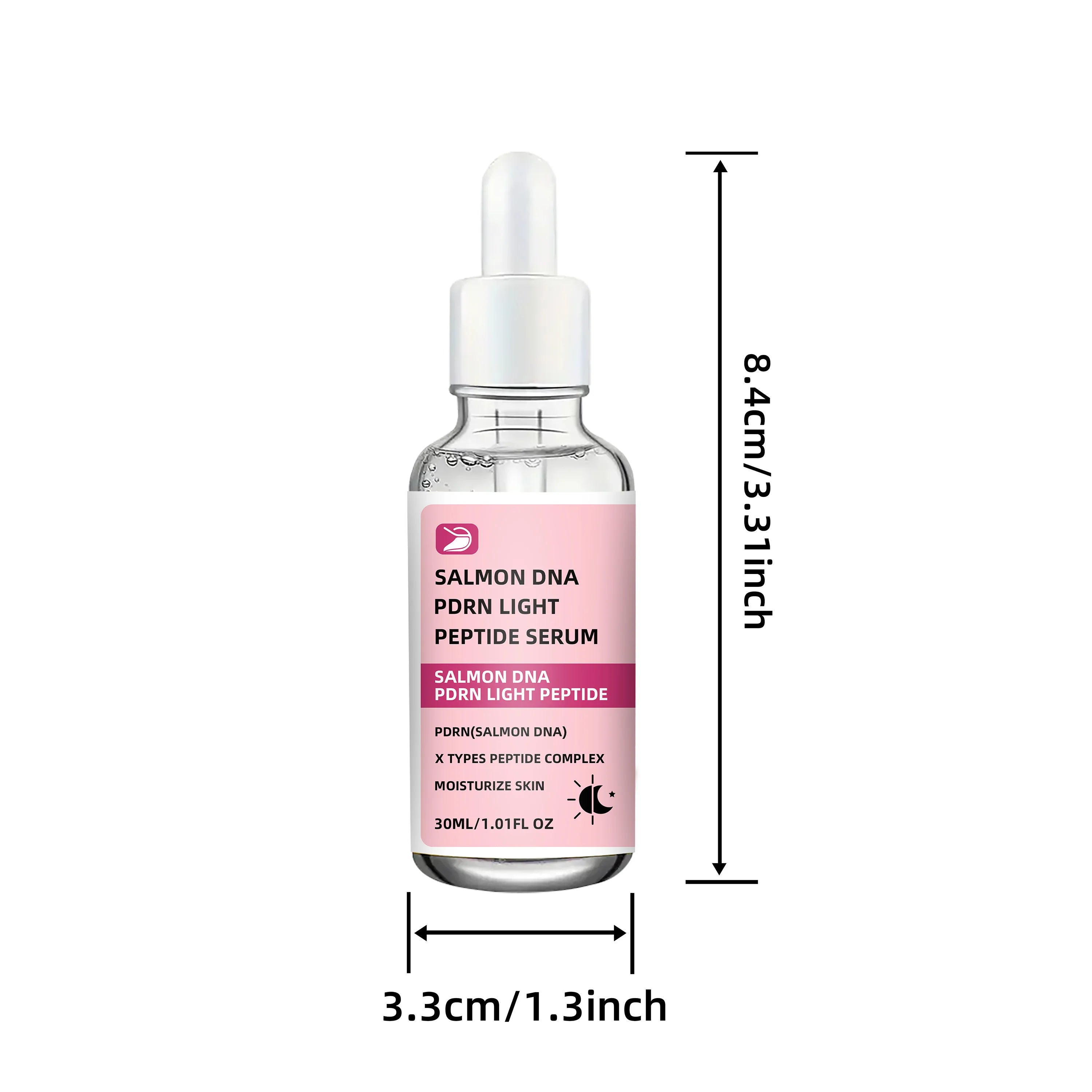 ottilavie Salmon DNA PDRN Light Peptide Serum: Deep Moisturizing, Refreshing & Non-Greasy Facial Essence for All Light Skin Type Oasis Select 30ml