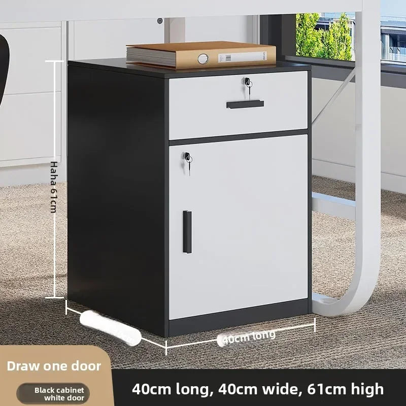 Multi-functional File cabinet with lock Office wooden mobile storage cabinet Drawer cabinet with wheel Oasis Select 40cmI