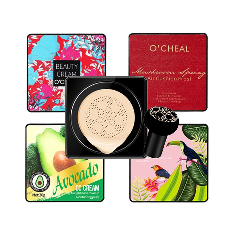 O'CHEAL Mushroom Head BB Cream Air Cushion Foundation Compact